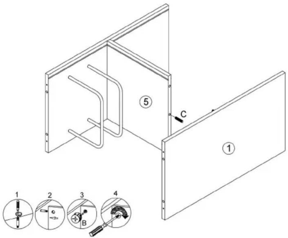 Vevor KLEC-01 - ASSEMBLY STEPS - 10