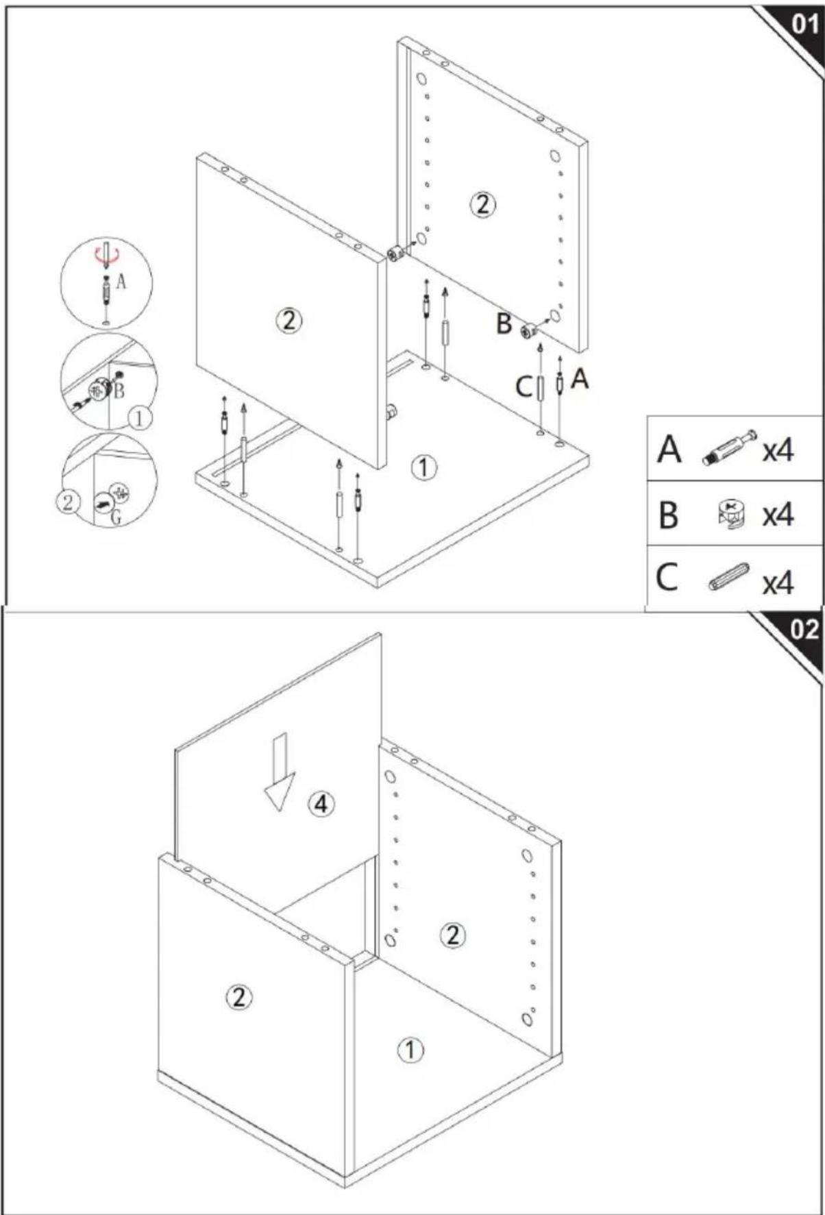 Vevor KLFC-16 - ASSEMBLY STEPS - 1