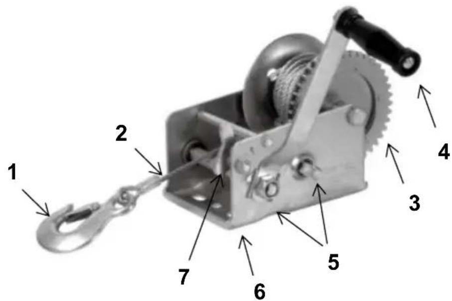 Vevor KW1200 - STRUCTURE DIAGRAM - 2