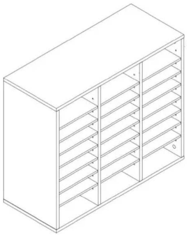 Vevor KLFC-18 - Mail Organizer - 1