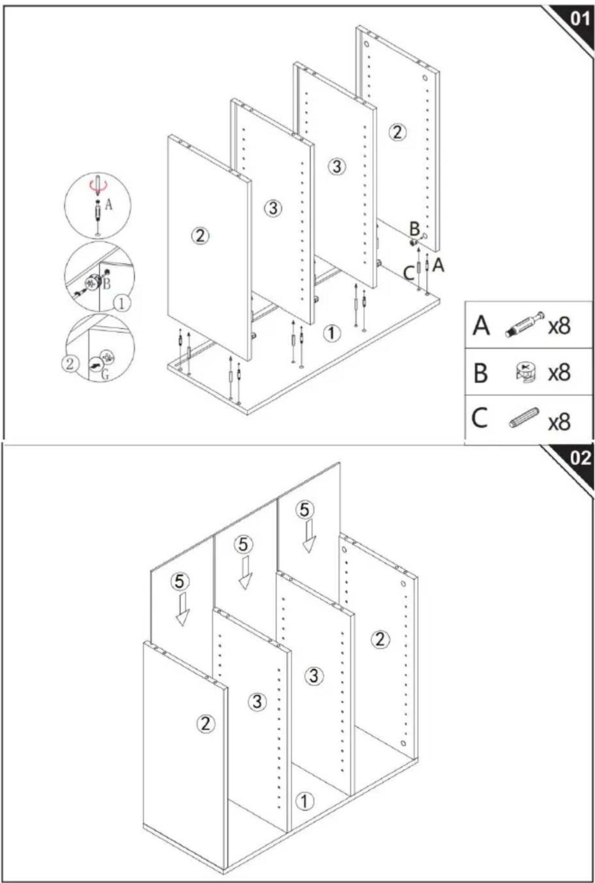 Vevor KLFC-18 - ASSEMBLY STEPS - 1