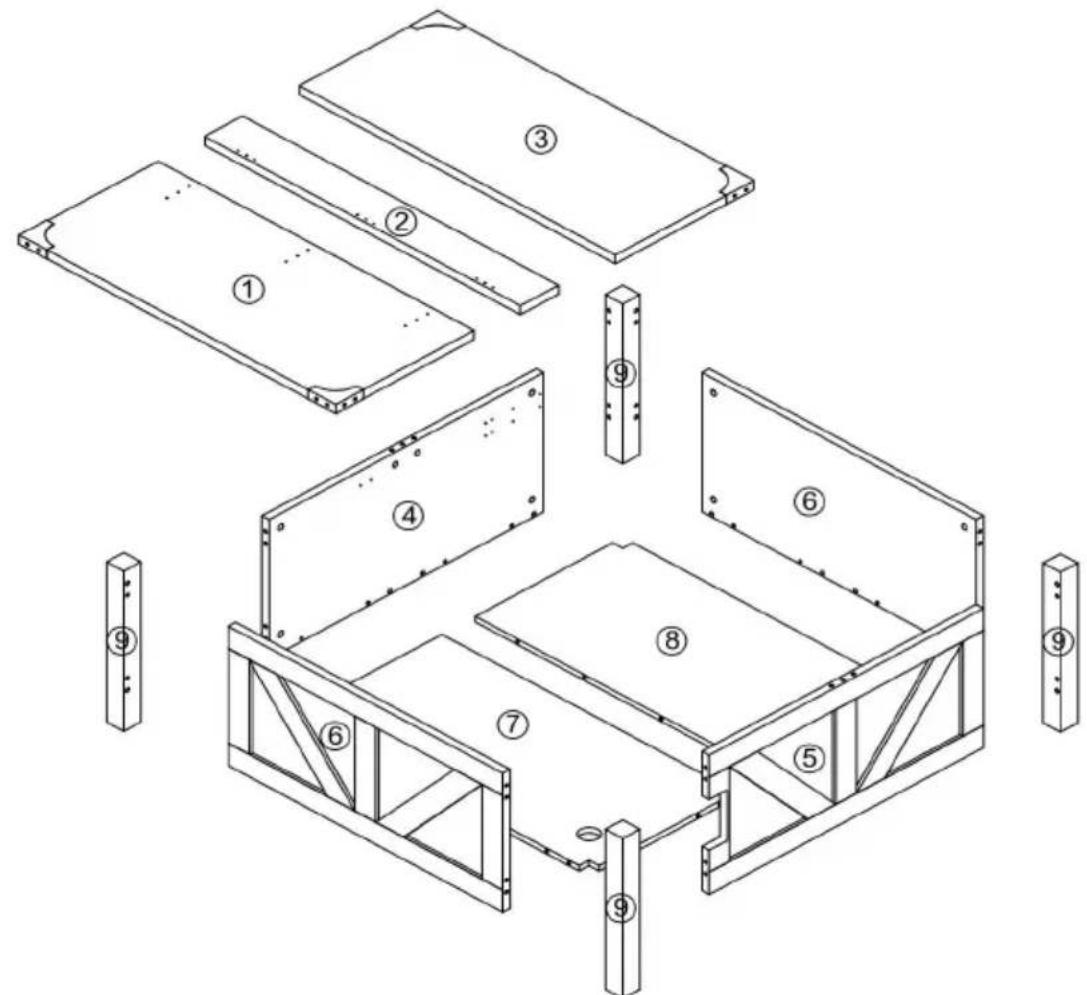 Vevor KLLT-04 - PARTS LIST - 1