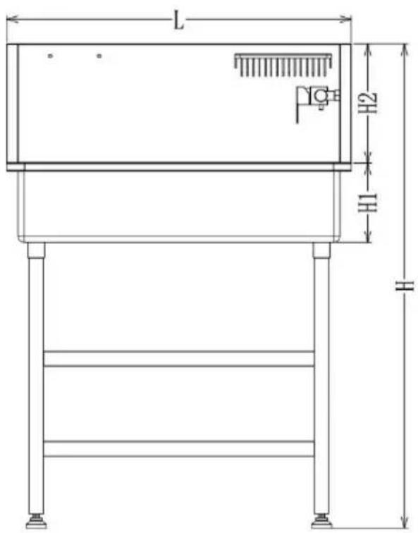 Vevor K2E01015 - DIMENSIONS AND PARAMETERS - 1