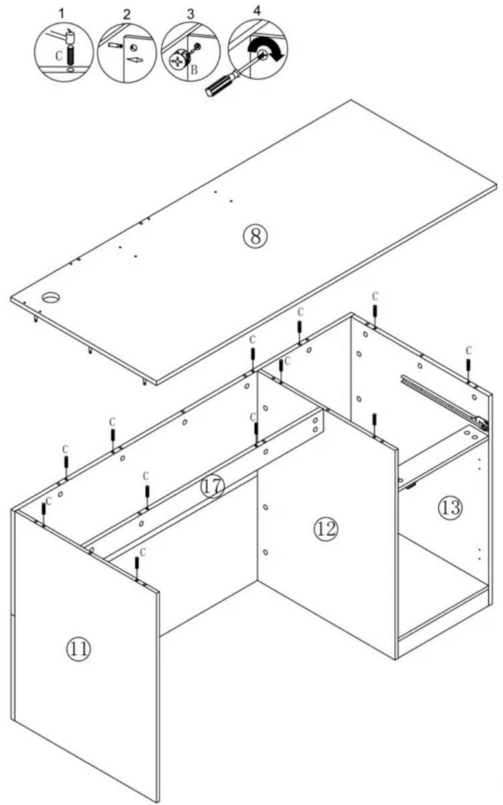 Vevor KLFD-04 - ÉTAPE D'ASSEMBLAGE - 23