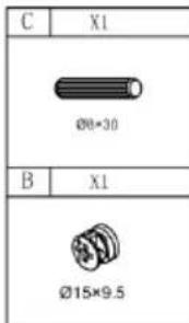 Vevor KLFD-04 - PARTS LIST - 19