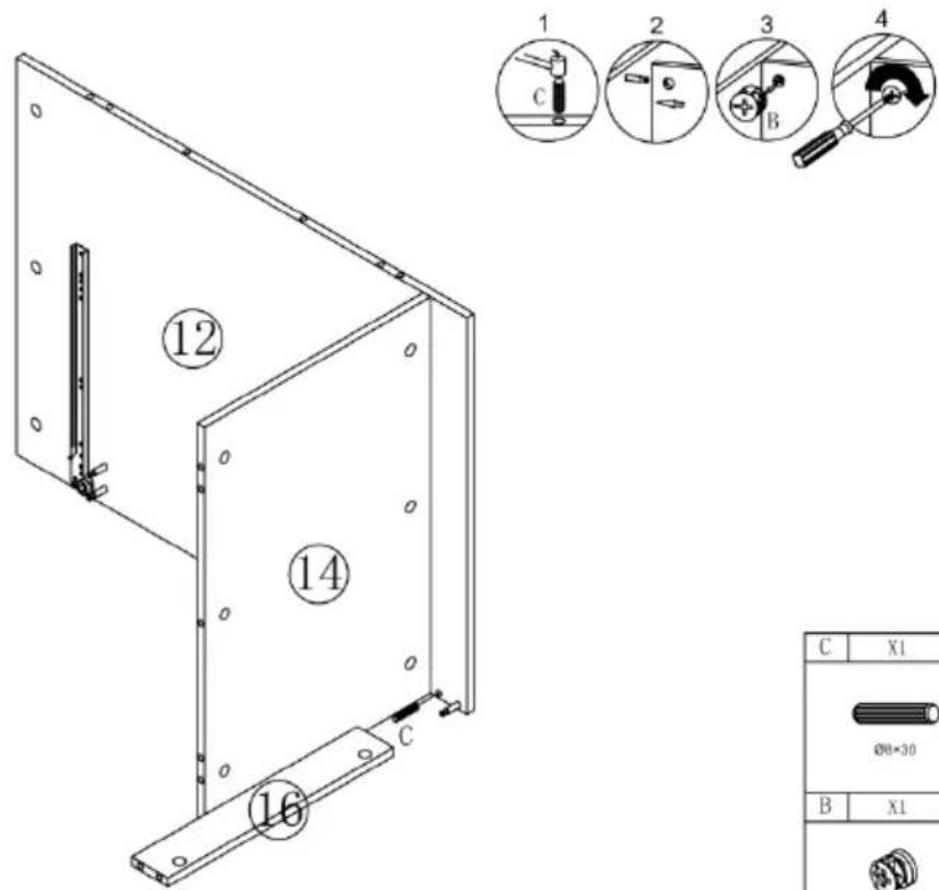 Vevor KLFD-04 - PARTS LIST - 18