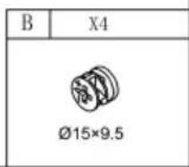 Vevor KLFD-04 - PARTS LIST - 63
