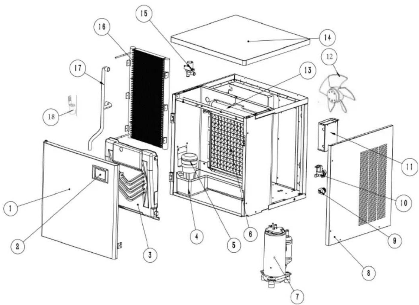 Vevor LB440TA - BASIC STRUCTURE - 1