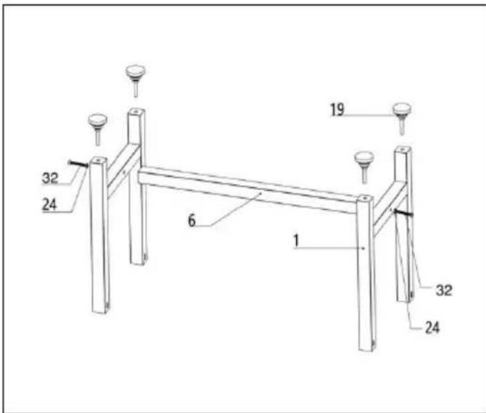 Vevor K2E01001 - Kroki instalacji - 1