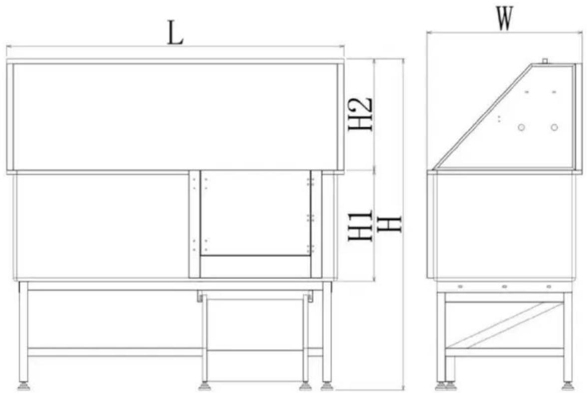Vevor K2E01010 - DIMENSIONS AND PARAMETERS - 2