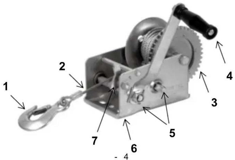 Vevor KW1600 - STRUCTURE DIAGRAM - 2