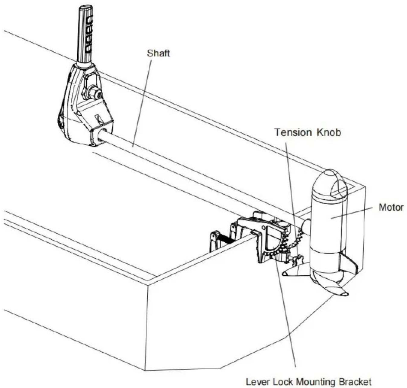 Vevor LAN255 - STOWING THE MOTOR - 1