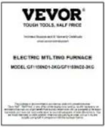 Vevor KD-1151 - PARTS LIST - 6