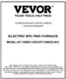 Vevor KD-1151 - PARTS LIST - 7