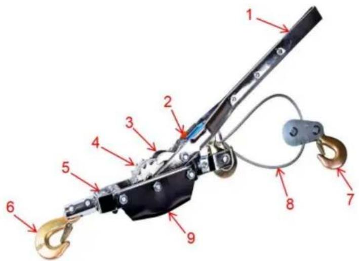 Vevor JX50 - SCHEMA DELLA STRUTTURA - 1