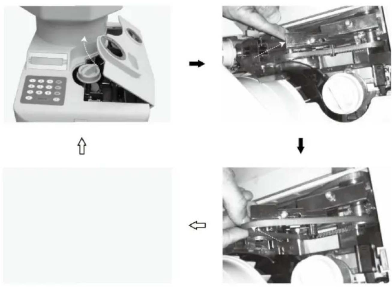 Vevor KSW850 - How to replace the V-Belt - 1