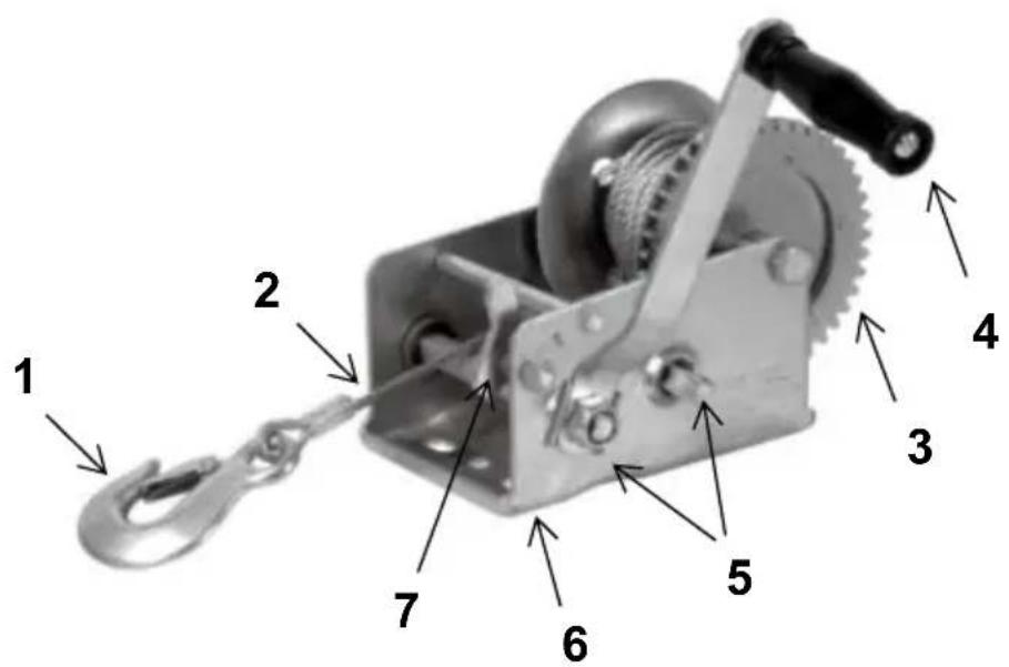 Vevor KW3500 - STRUCTURE DIAGRAM - 2