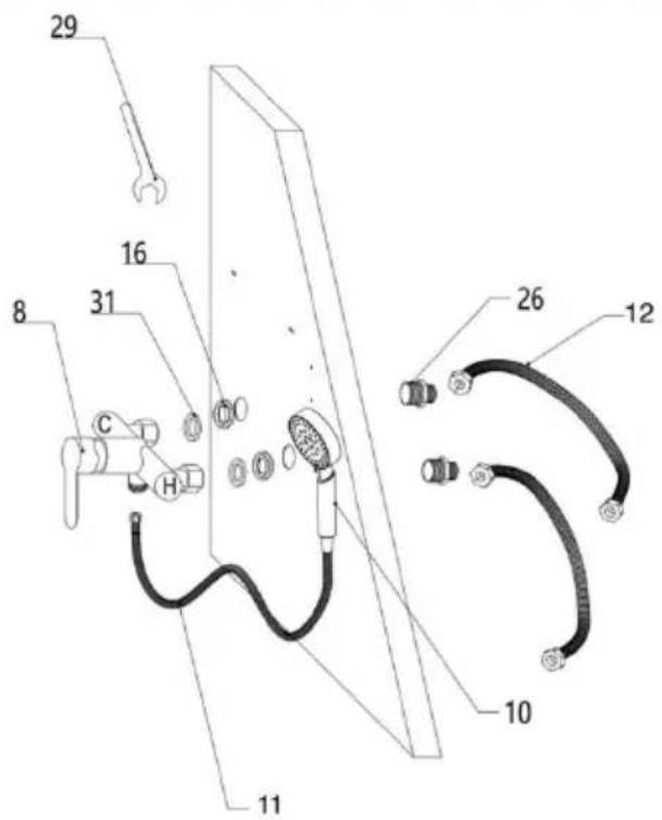 Vevor K2E01003 - Installation steps - 12