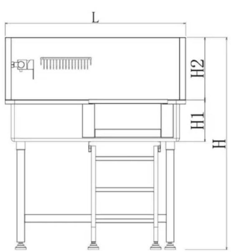 Vevor K2E01003 - DIMENSIONS AND PARAMETERS - 3