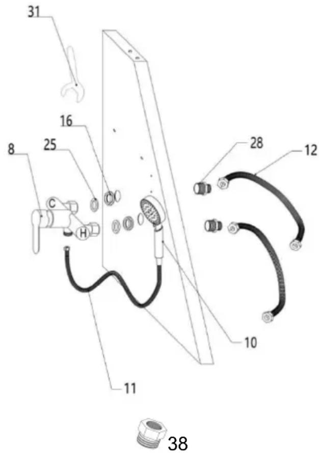 Vevor K2E01009 - Kroki instalacji - 12