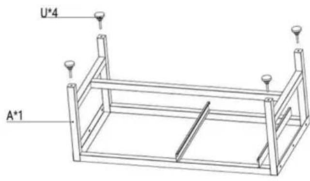 Vevor K1E01019 - Installationssteg - 1