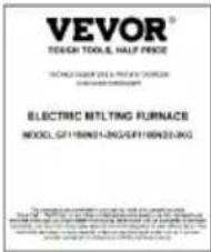 Vevor KD-1101 - PARTS LIST - 14