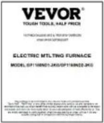 Vevor KD-1101 - PARTS LIST - 7