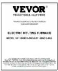 Vevor KD-1101 - PARTS LIST - 17