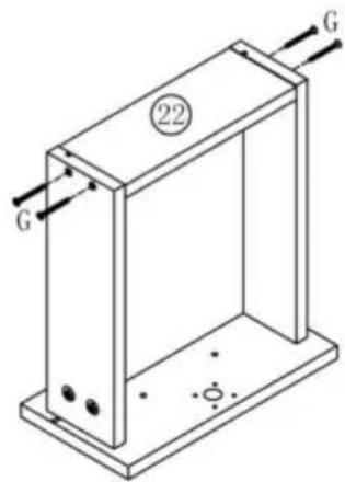 Vevor KLFD-03 - MONTERINGSTEG - 46