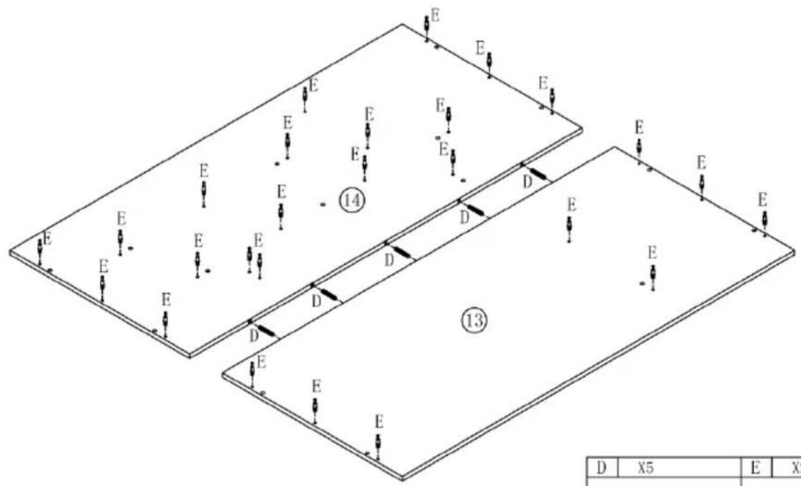 Vevor KLFD-03 - PARTS LIST - 48