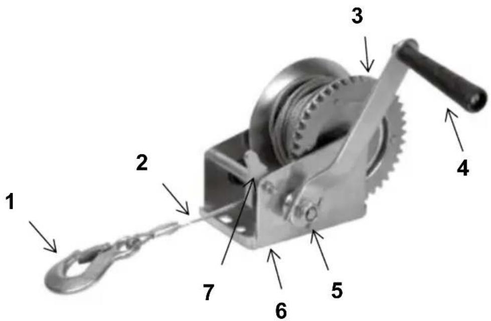 Vevor KC3500 - STRUCTURE DIAGRAM - 1