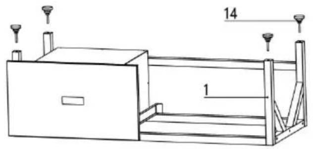 Vevor K2E01006 - Installationssteg - 1