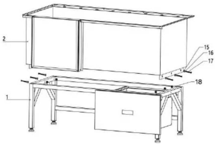 Vevor K2E01006 - Installationsschritte - 3