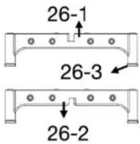 Vevor K2E01005 - Teileliste: - 24