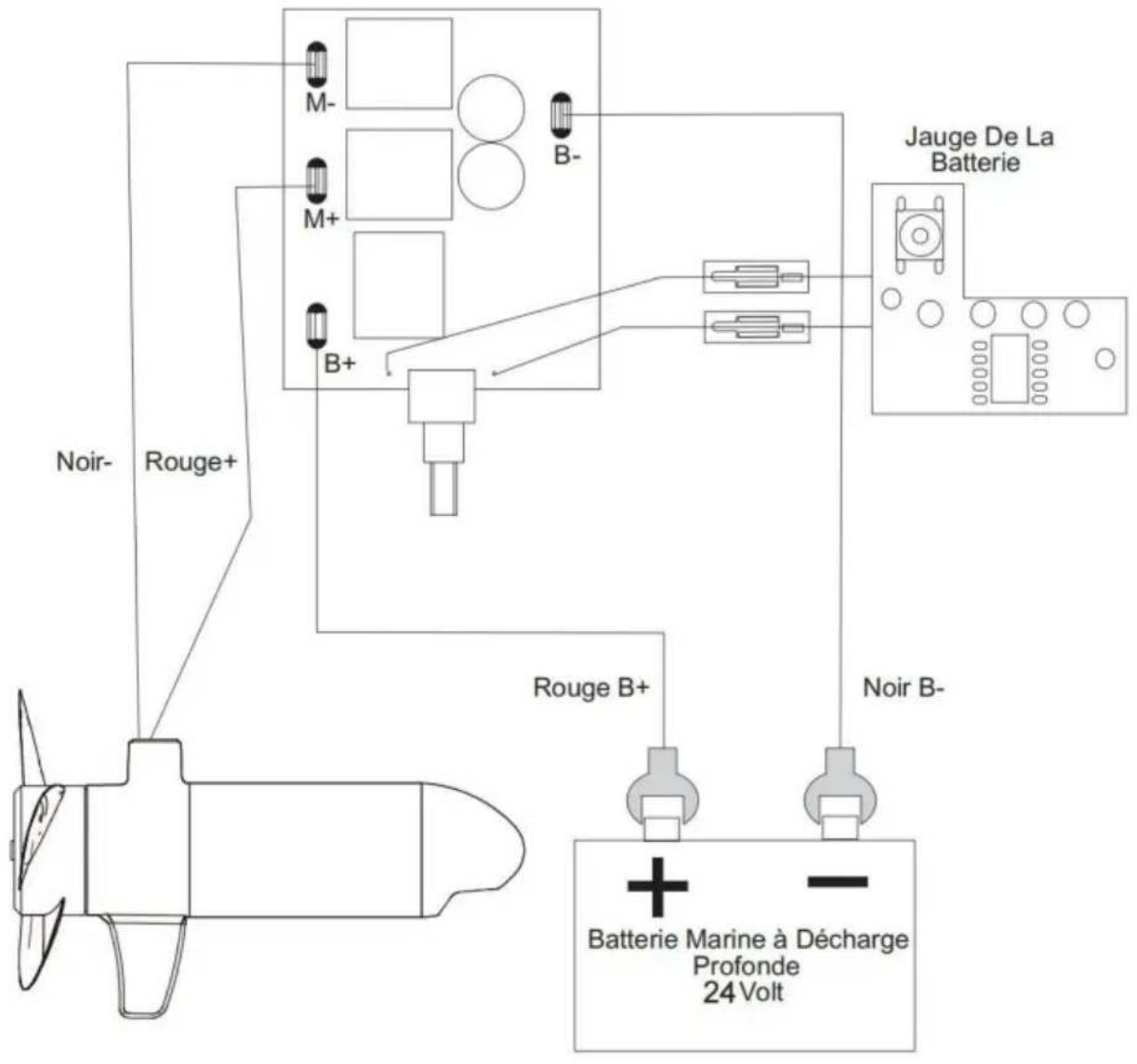 Vevor LAN155 - SCHEMA DE CÁBLAGE DU MOTEUR LAN155 - 2