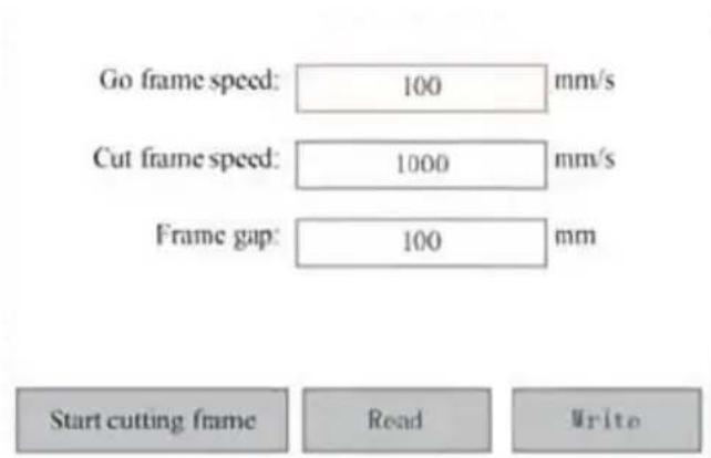 Vevor KH7050 - - SET FRAME PARAMETERS. - 1