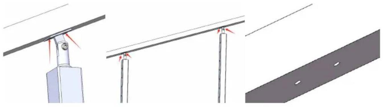 Vevor HR-014 - Mocowanie z poręczą (poziomo) - 6