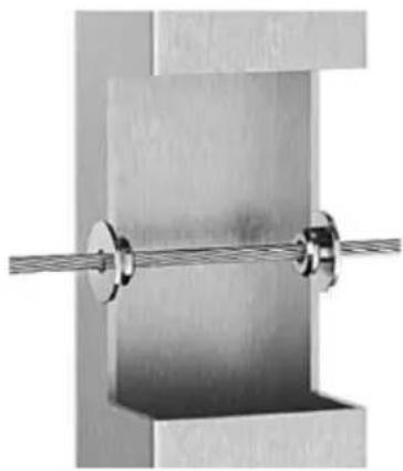 Vevor HR-014 - Installare con fune metallica e raccordi - 2