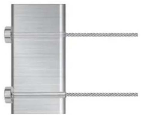 Vevor HR-014 - Install with wire rope and fittings - 4