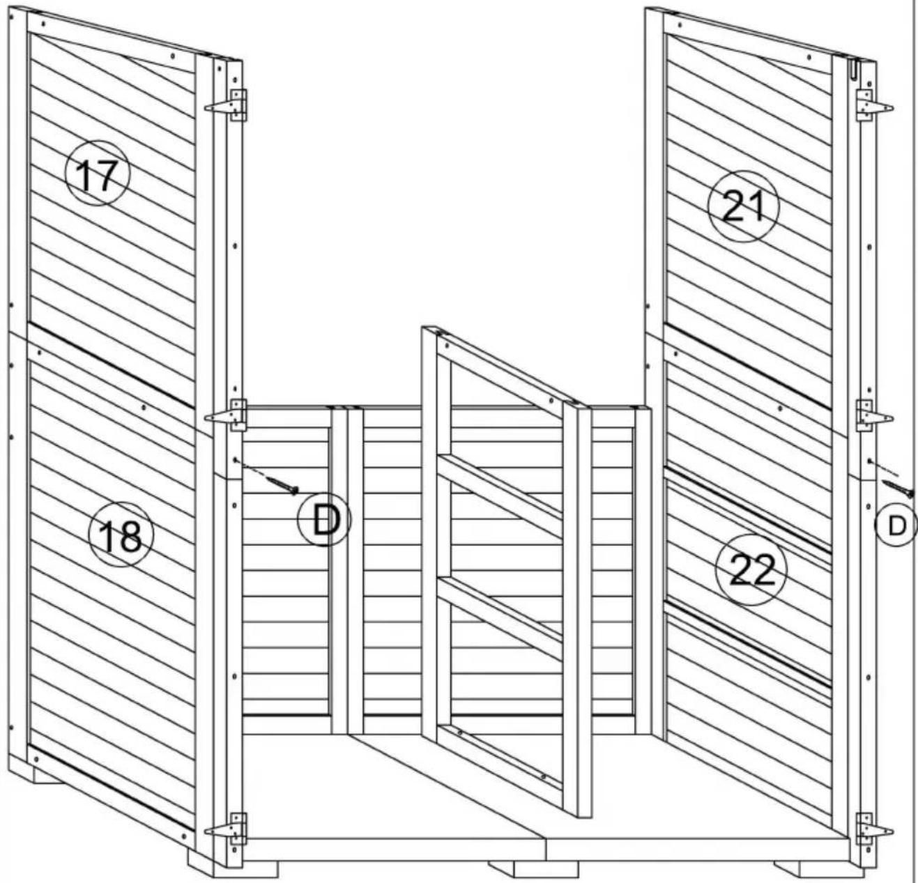 Vevor HL-002 - Assembling the door panels: - 5