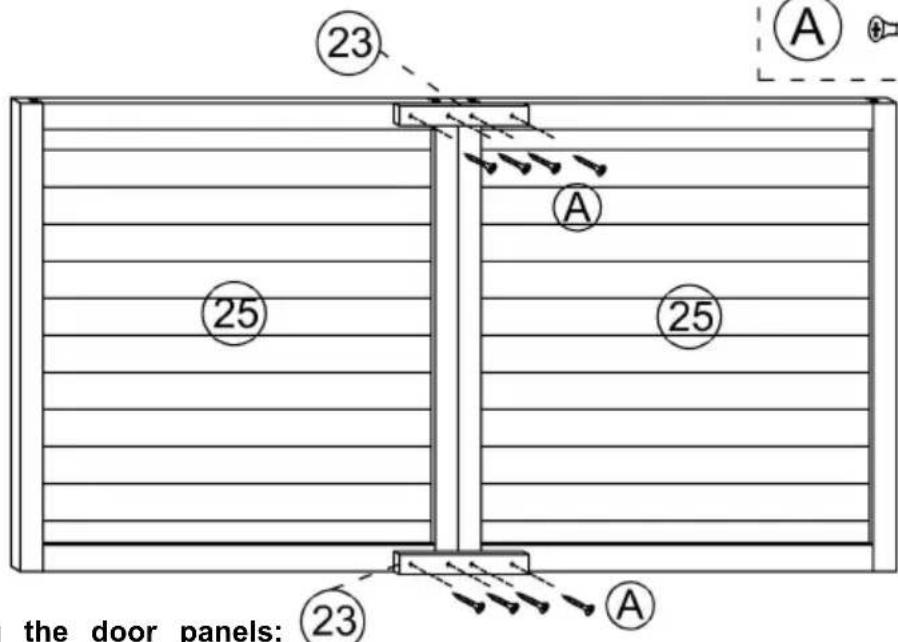 Vevor HL-002 - Assembling the door panels: - 1