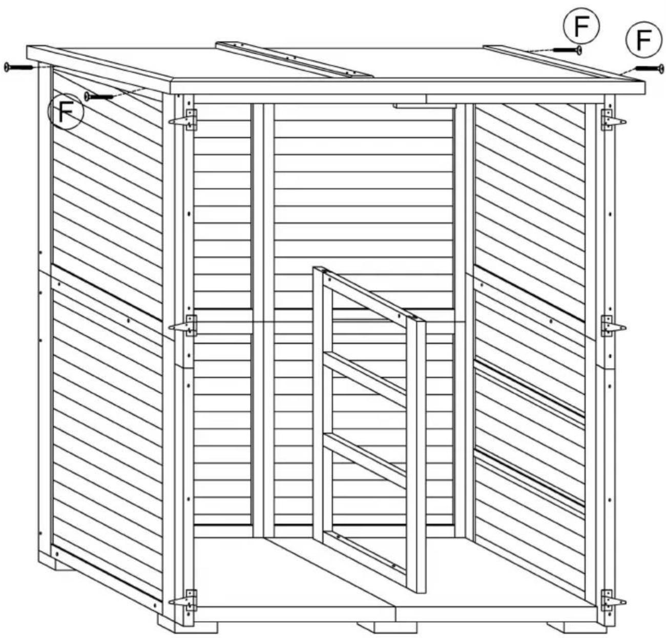Vevor HL-002 - Assembling the top panels: - 5