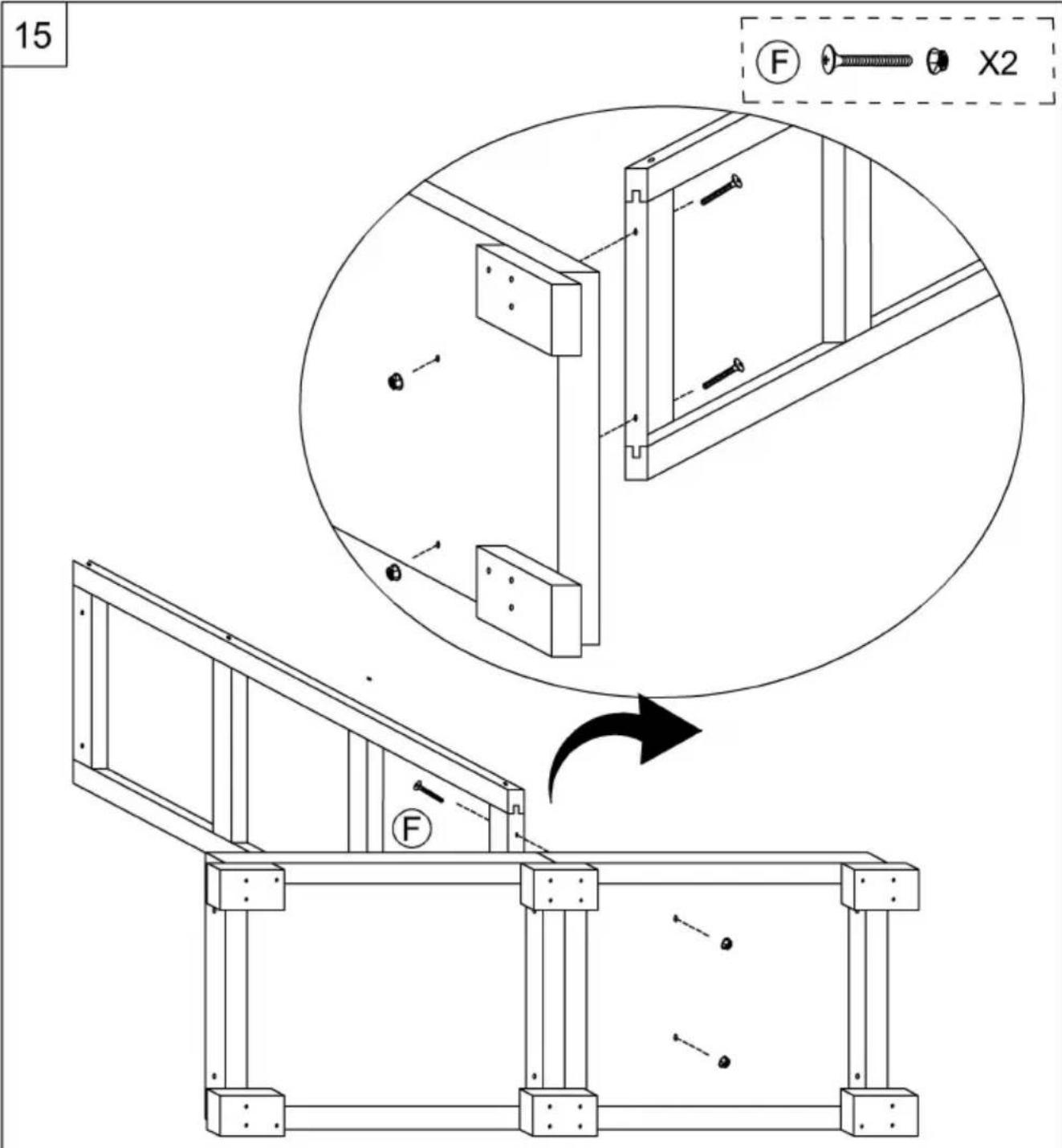 Vevor HL-002 - Assembling the side panels: - 3
