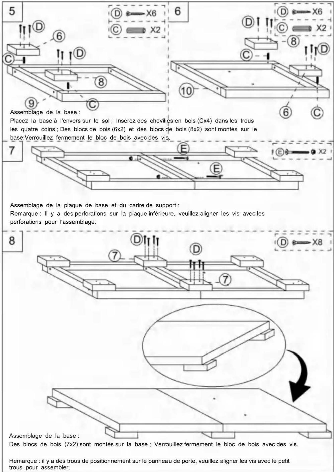 Vevor HL-002 - CONSERVEZ CES INSTRUCTIONS - 6
