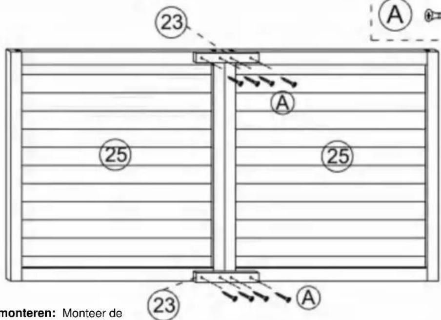 Vevor HL-002 - Montage van de zijpanelen (onder): - 4
