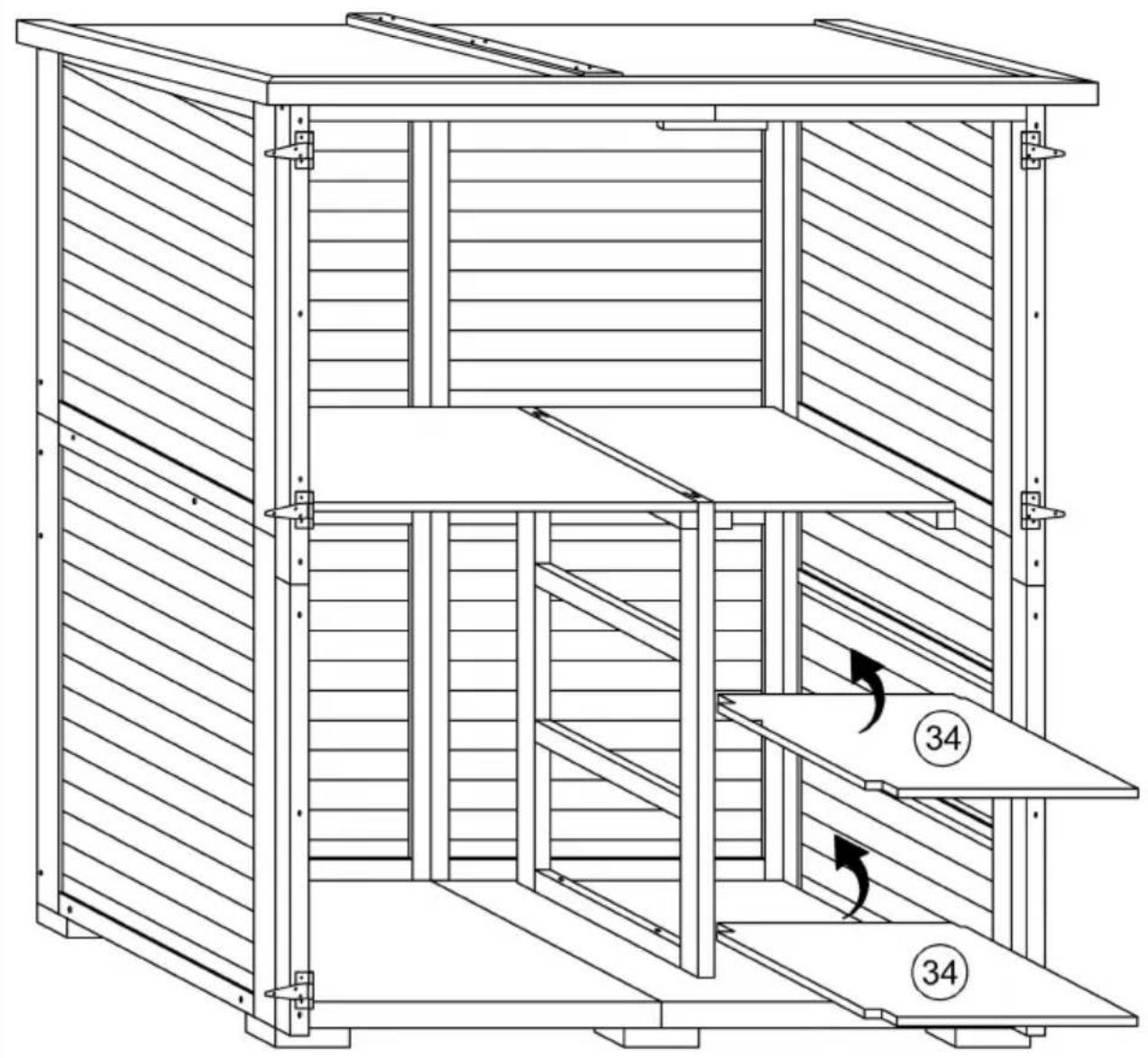 Vevor HL-002 - Assembling the top panels: - 2