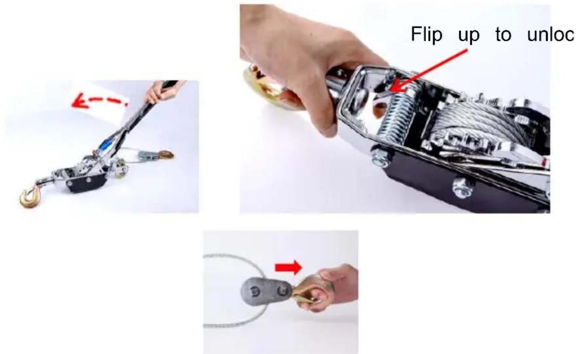 Vevor JX40B - CHECK THE HAND PULLER CAREFULLY BEFORE USING IT ! - 2