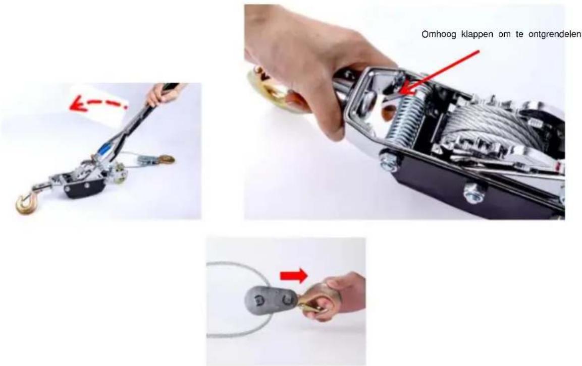 Vevor JX40B - CONTROLEER DE HANDTREKKER ZORGVULDIG VOORDAT U HEM GEBRUIKT! - 2