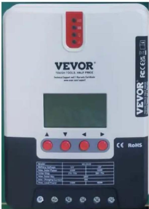 Vevor ML2420 - ML MAXIMUM POWEF POINT TRACKING (MPPT - 1