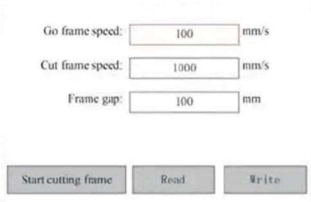 Vevor KH5030 - -SET FRAME PARAMETERS. - 1